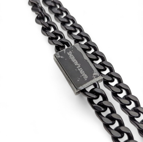 ✨️💎Authentic Saint Laurent Kate Crystal Embellished Suede & Leather Bag - Picture 4 of 16